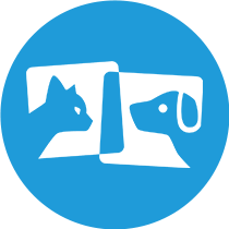 Pet services mobile app development icon